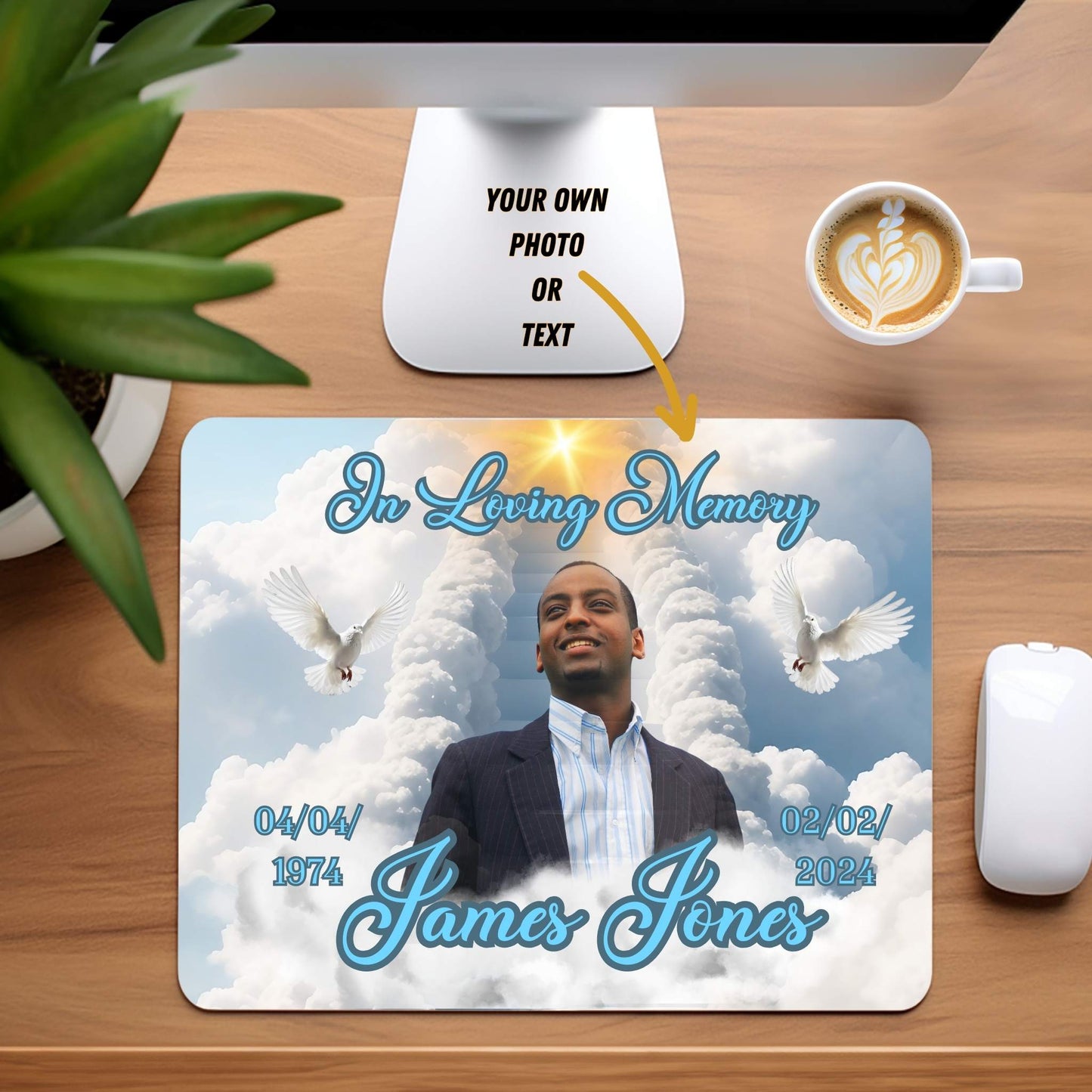 Customized Memorial Keepsake Mousepad