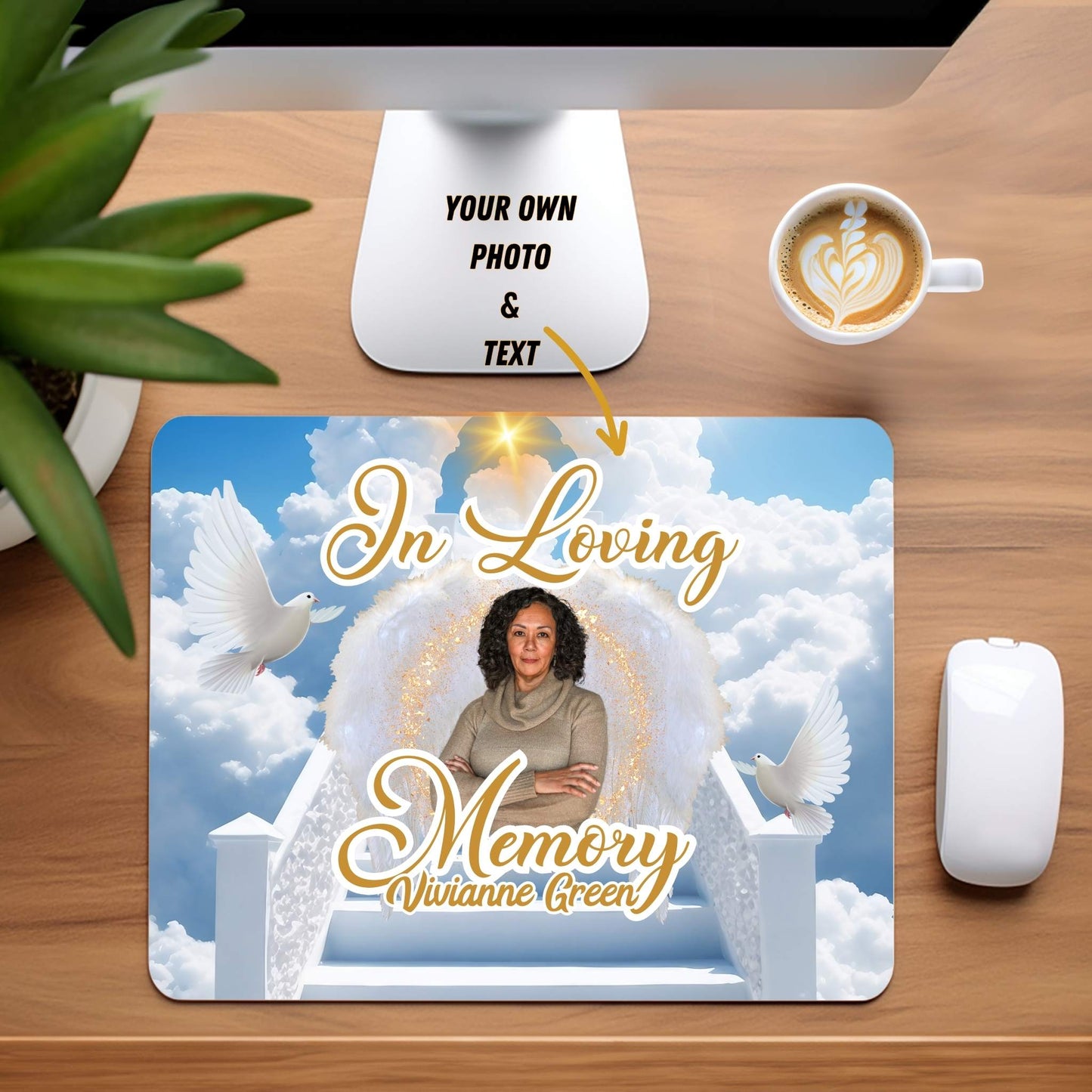 Customized Memorial Keepsake Mousepad