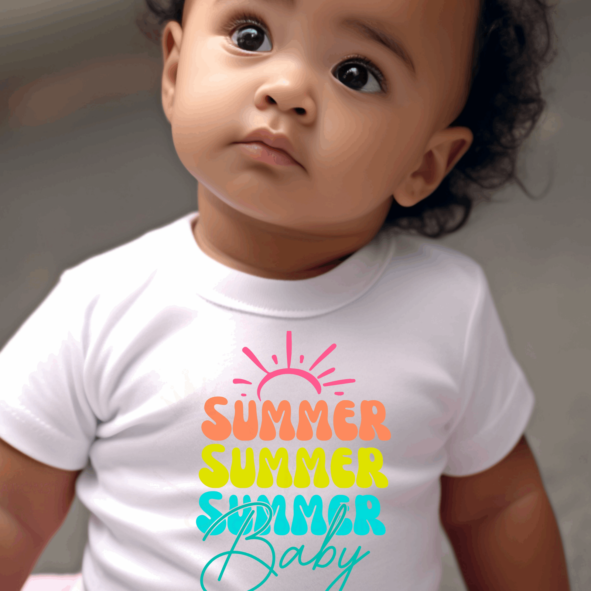 Adorable Sublimation Baby Bodysuits with Funny Sayings