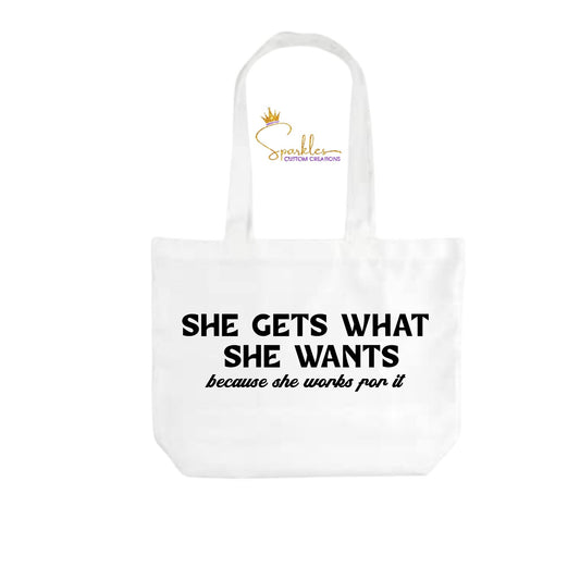 Boss Women Handling Business Sublimation Tote Bags - Empowering Statements for Stylish Professionals