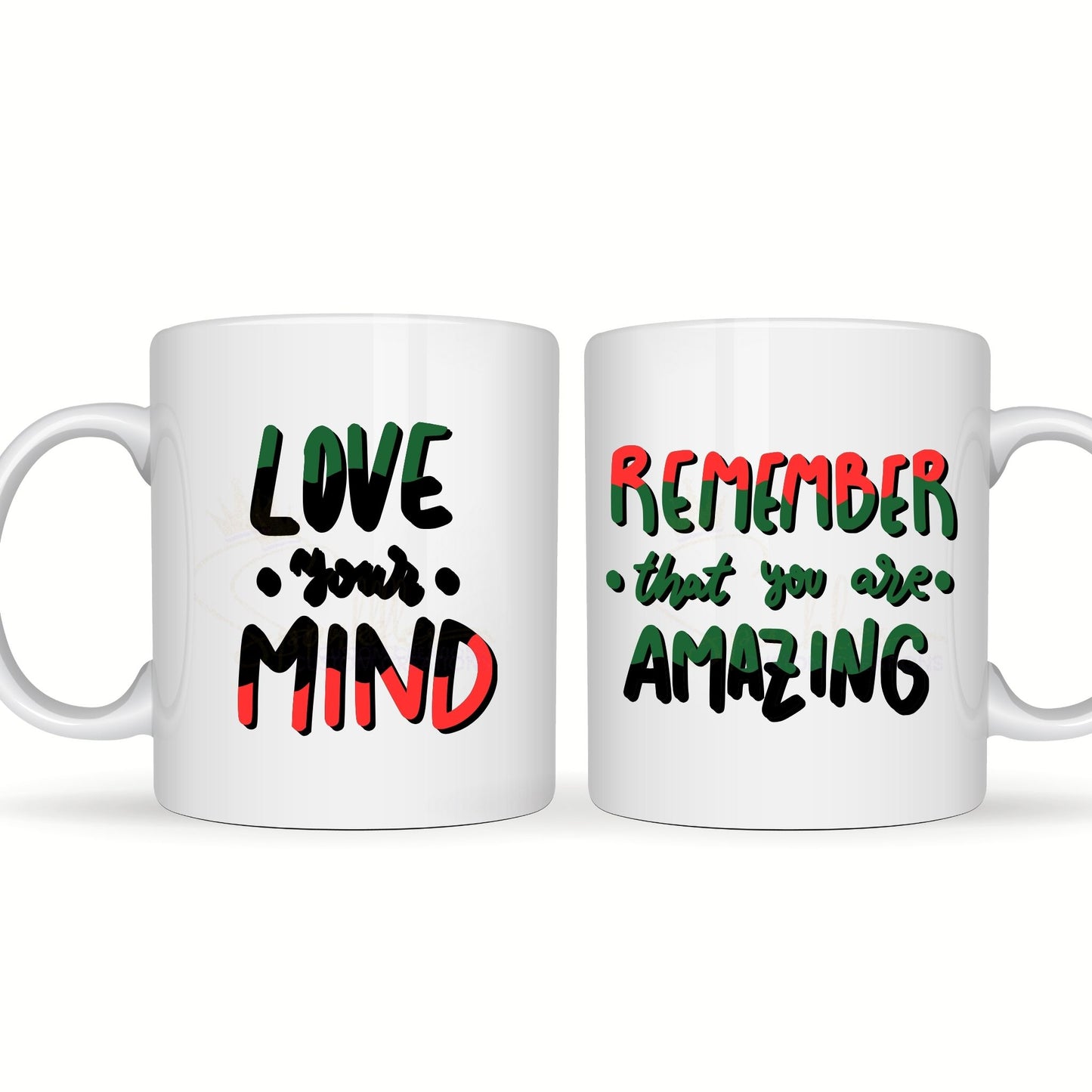 Afrocentric Mug for Mental Health Awareness