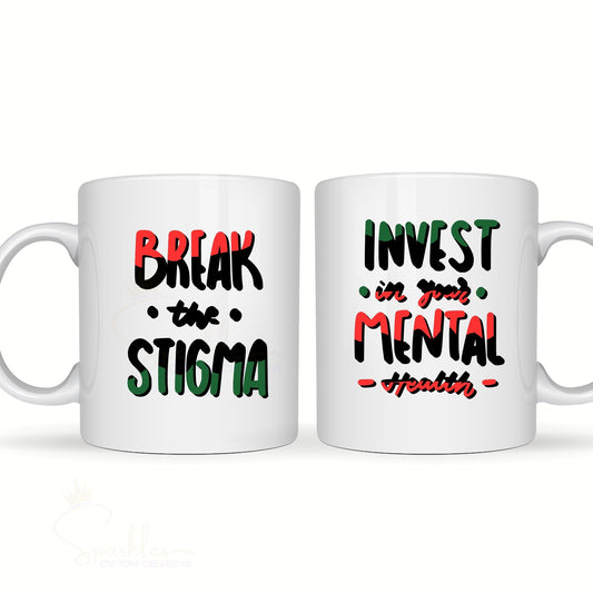 Afrocentric Mug for Mental Health Awareness