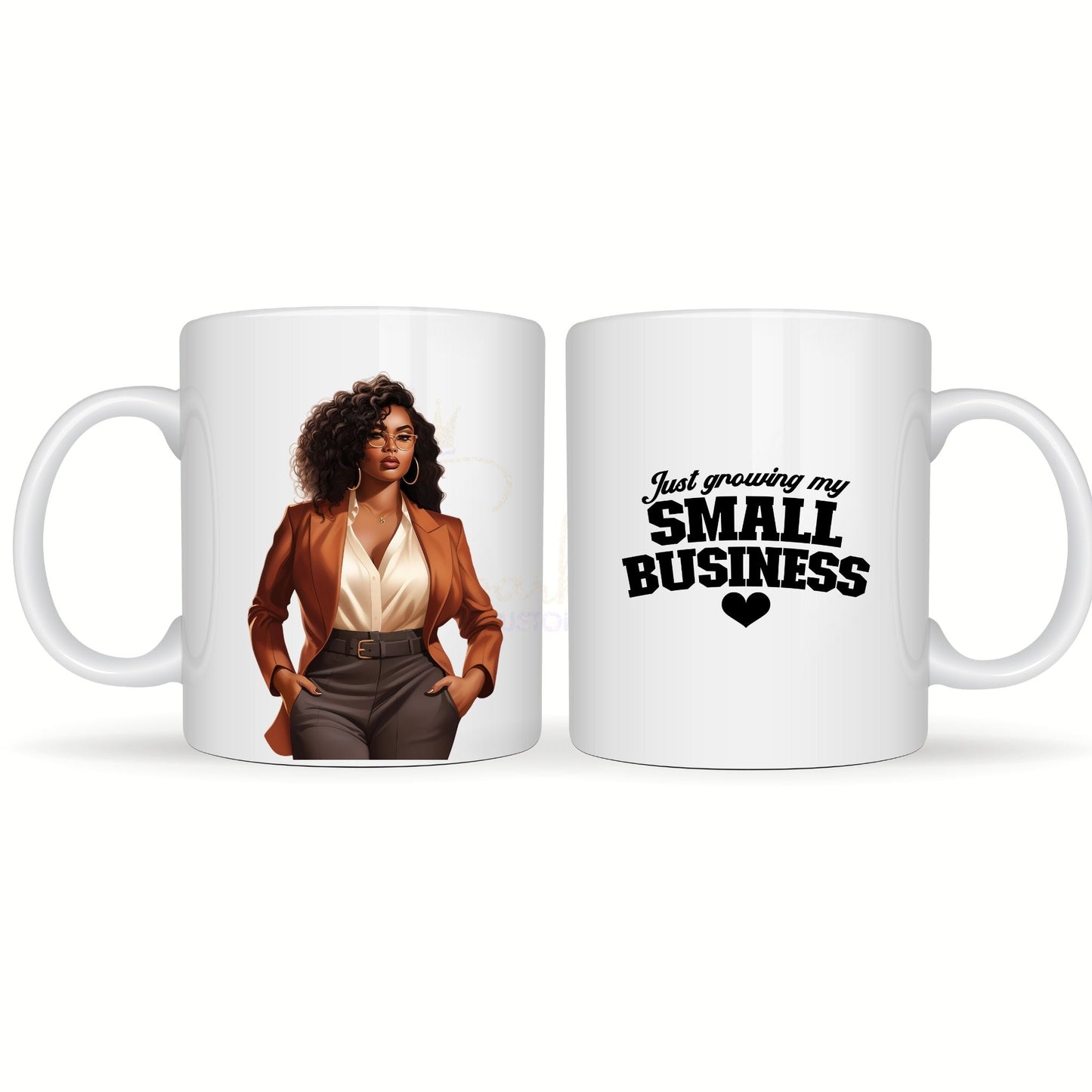 Afrocentric Empowerment: Inspiring Business Women Mug Collection