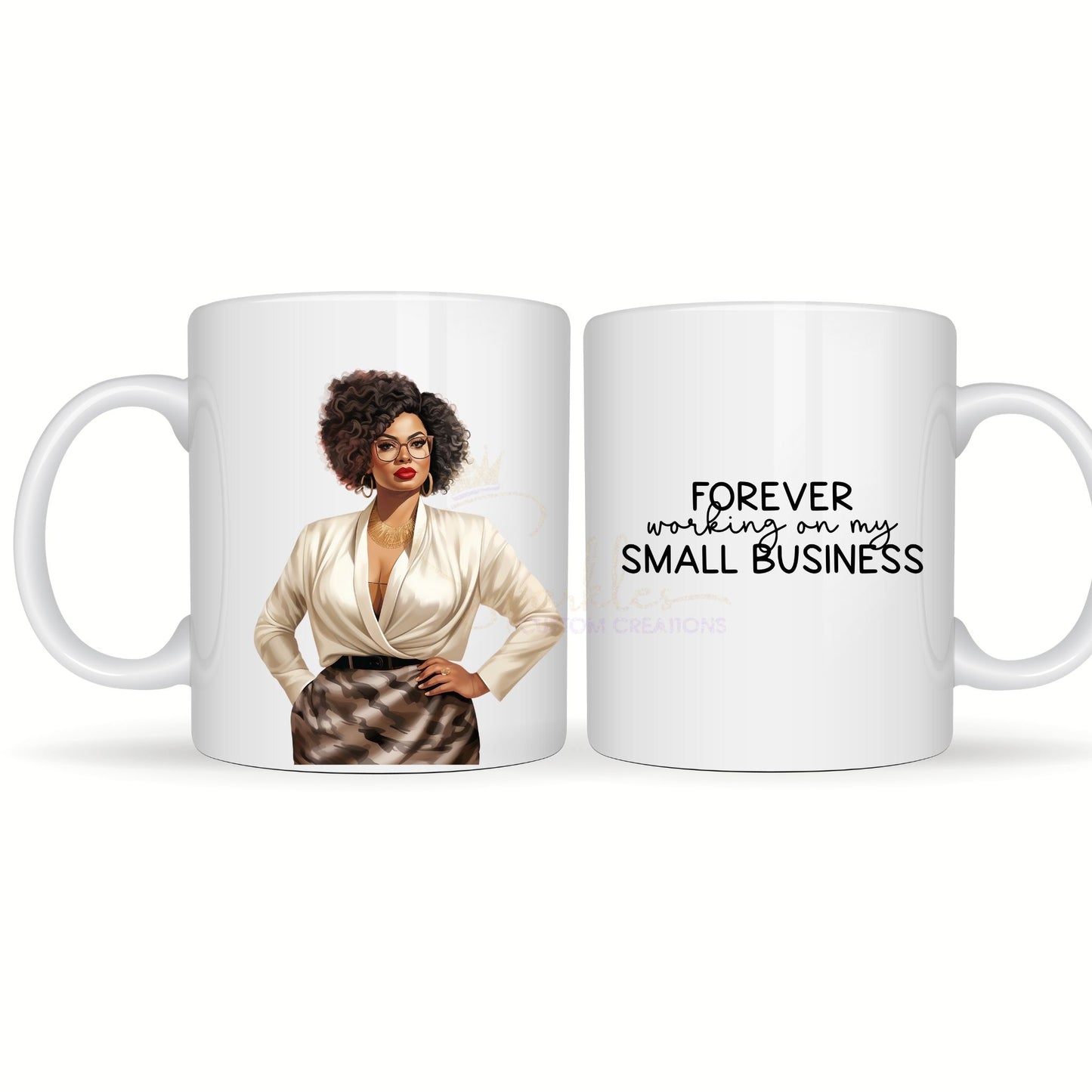 Afrocentric Empowerment: Inspiring Business Women Mug Collection