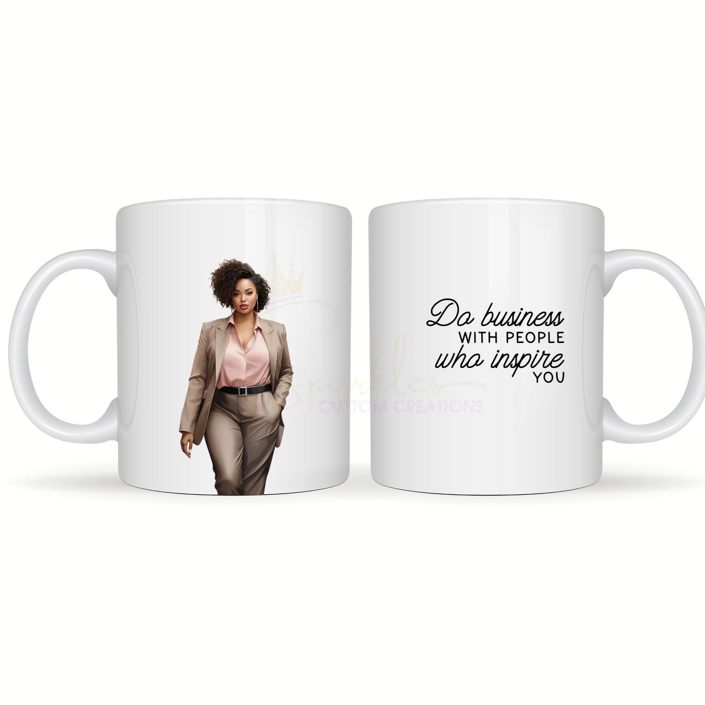 Afrocentric Empowerment: Inspiring Business Women Mug Collection