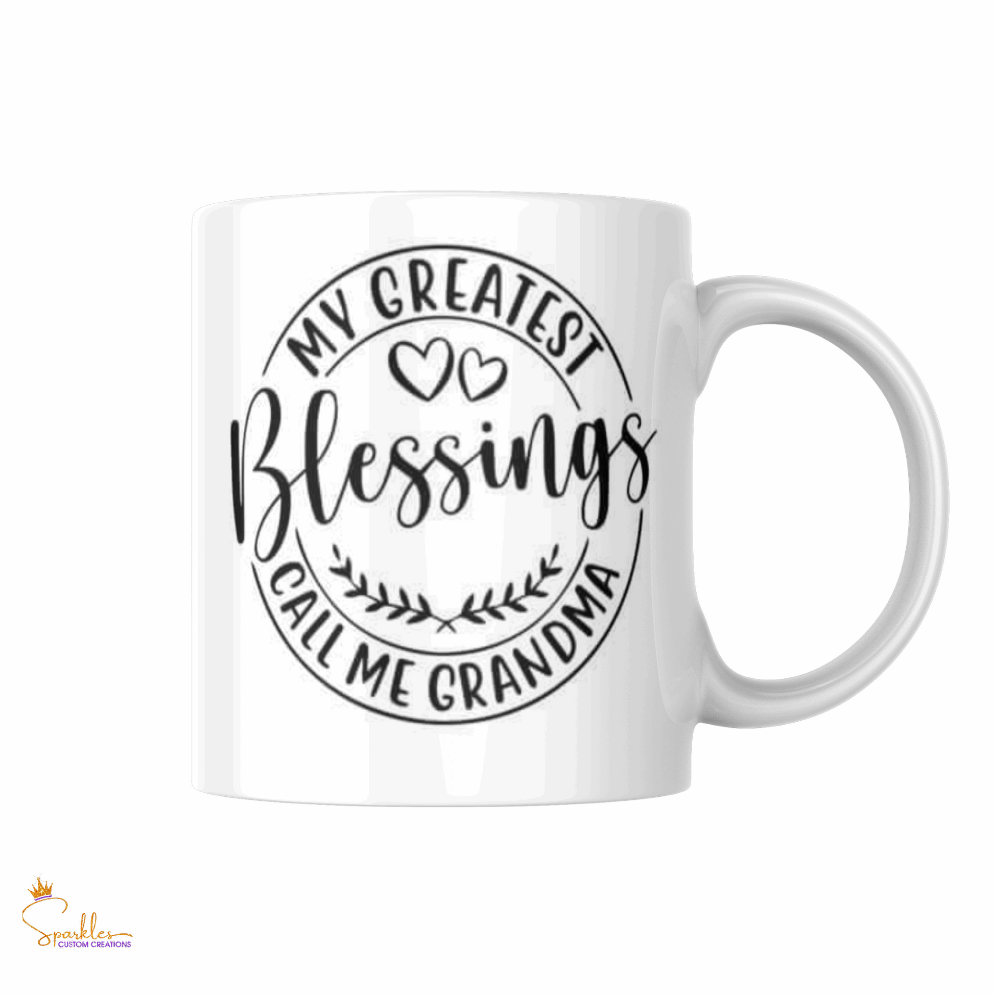 Grandma's Greatest Blessings Mug - Cherish Love and Family with Every Sip