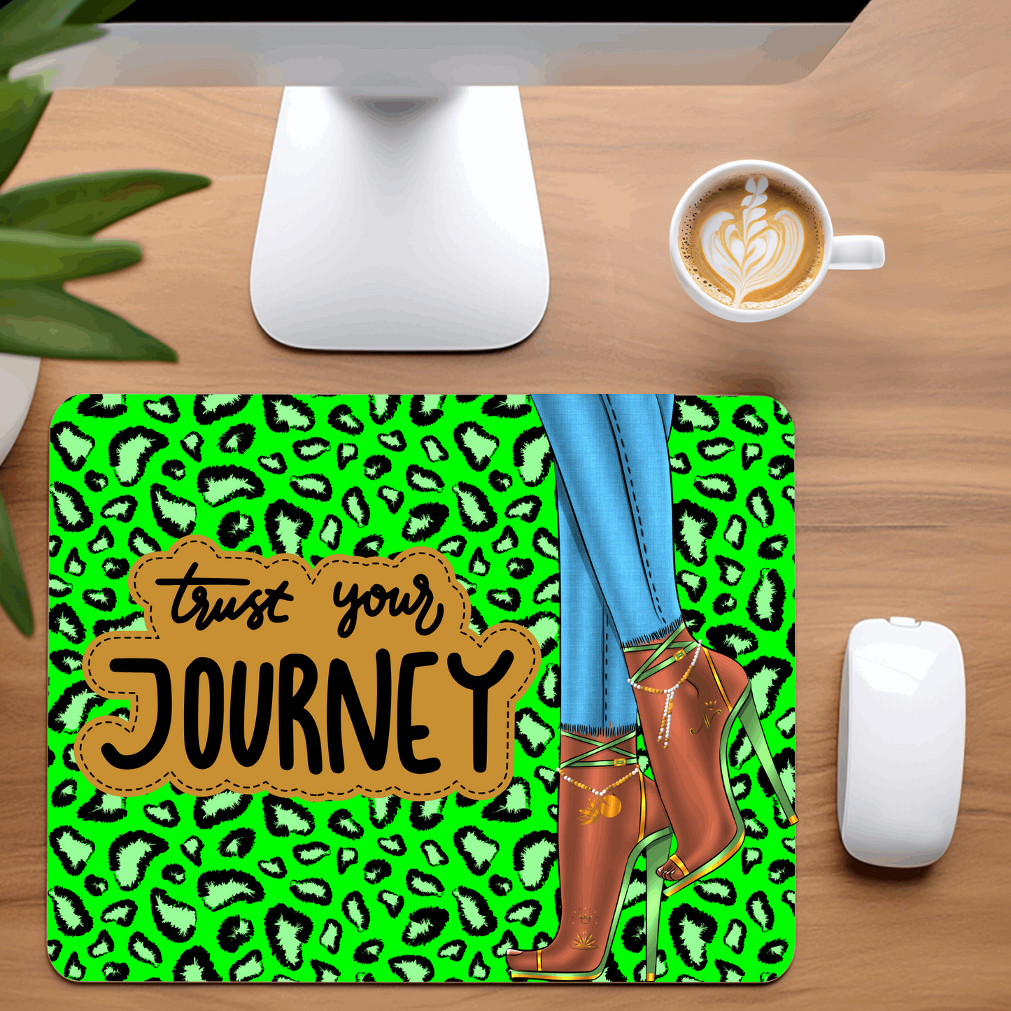 Trust Your Journey Inspirational Mousepad