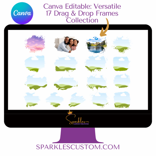 Canva Editable: Versatile Drag & Drop Frames Collection