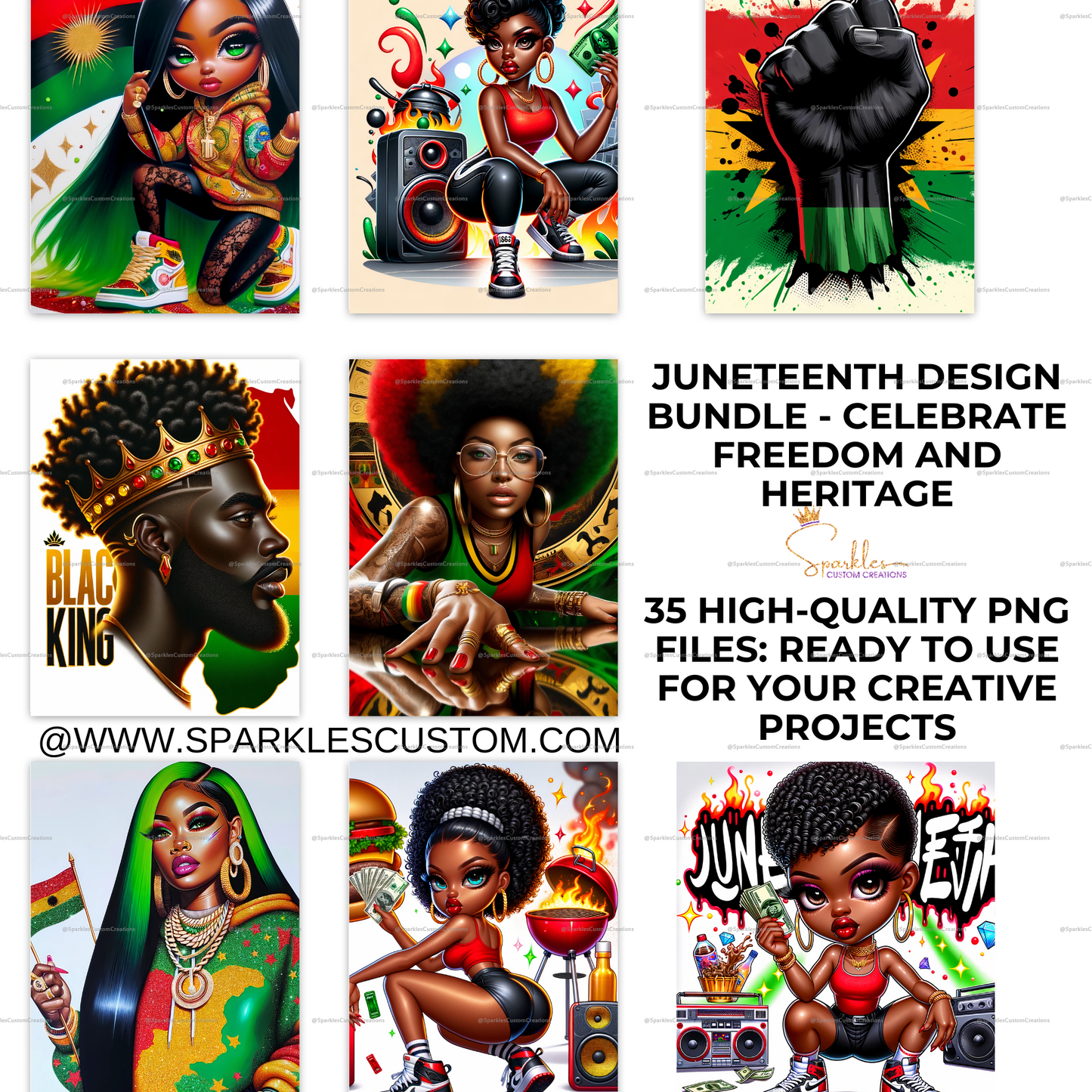 Juneteenth Design Bundle - Celebrate Freedom and Heritage