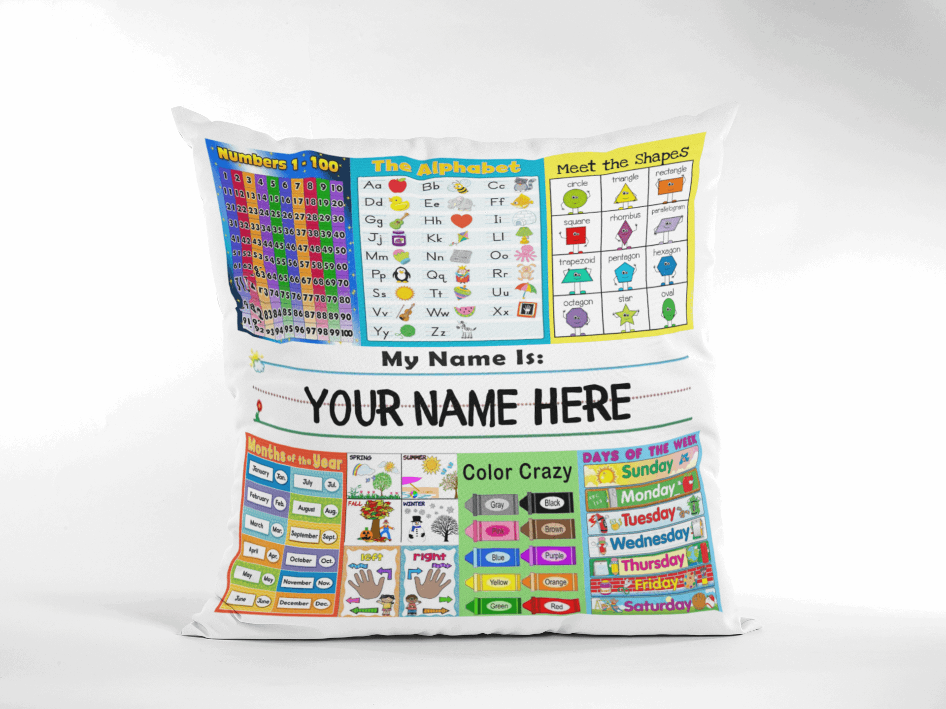 Personalized Learning Pillow for Children